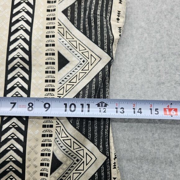 Aztec Print Bodycon Beige and Black Dress - Picture 6 of 7